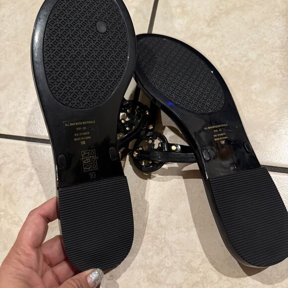 Tory Burch Mini Miller Flat Jelly Thong Sandals Womens - Picture 2 of 6